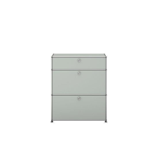 USM Haller Regal (Reinweiß, B 77,3 x H 91,5 x T 37 cm)