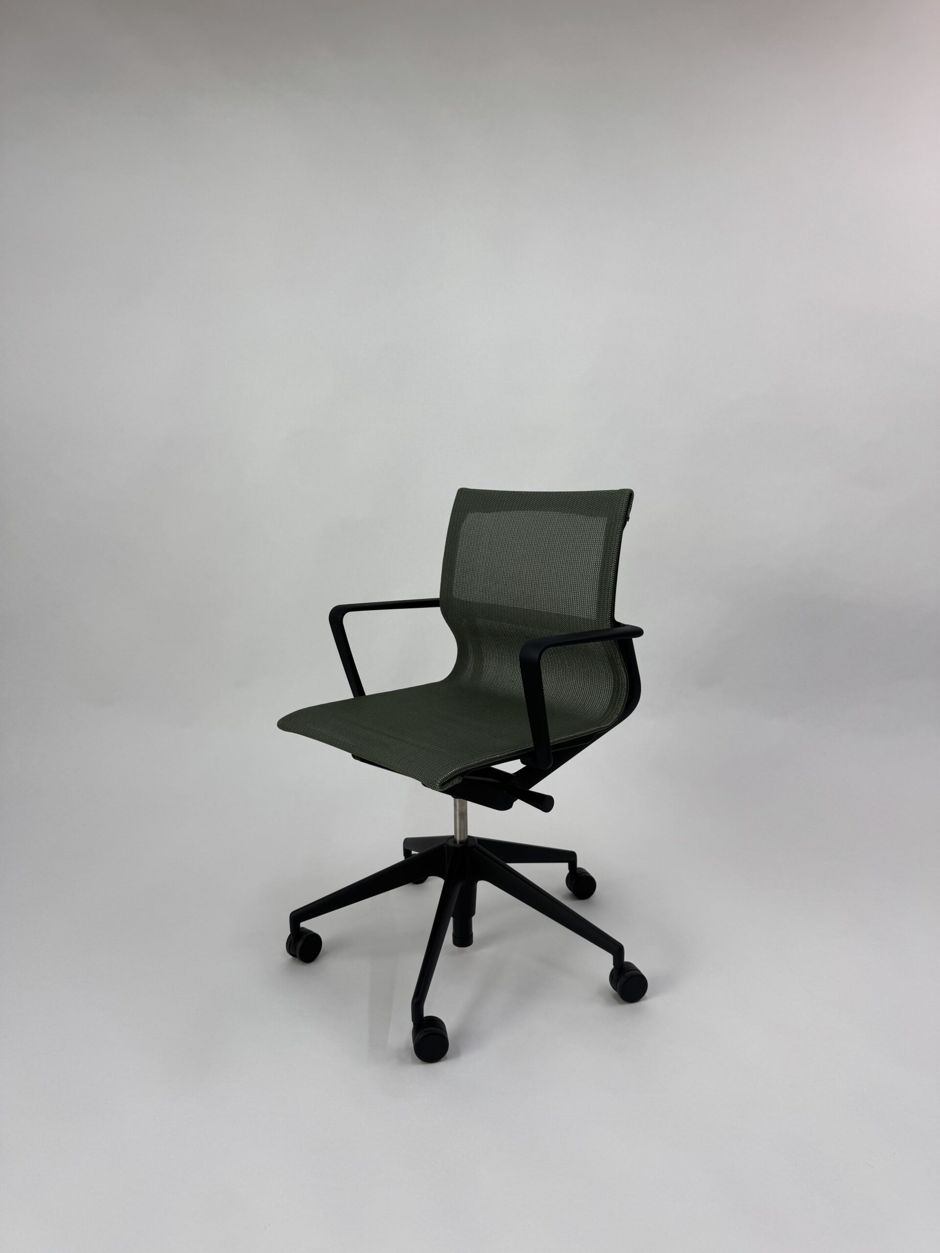 Vitra Physix Bürostuhl NEU (Trio Knit Schilf, Gestell schwarz)