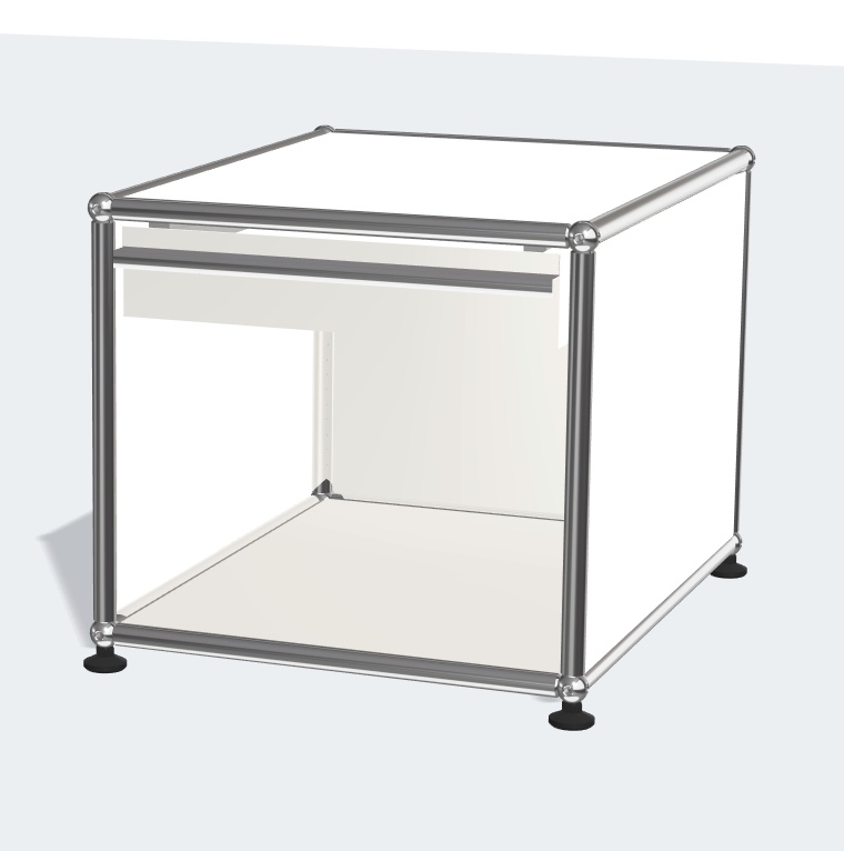 USM Haller Nachttisch mit Schublade (geschlossen, 39,5cm x 50cm)